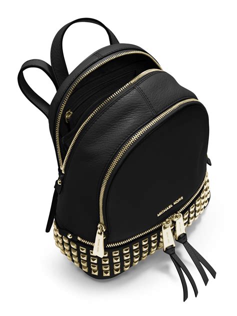 michael kors black mini backpack|Michael Kors small black handbag.